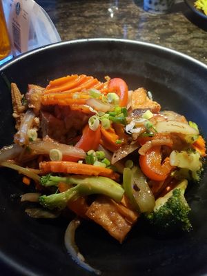 Vegan ginger and scallions. at Muse Thai Bistro in Manchester