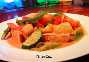 Mango Tofu at Muse Thai Bistro in Manchester