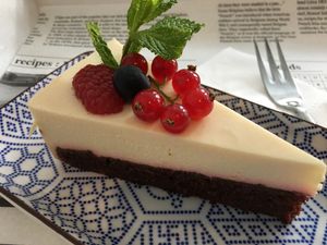 wide range of delicious raw cakes  at Fresh Bistro Coffee in Pardubice