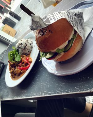 Lunch from daily menu at Fresh Bistro Coffee in Pardubice