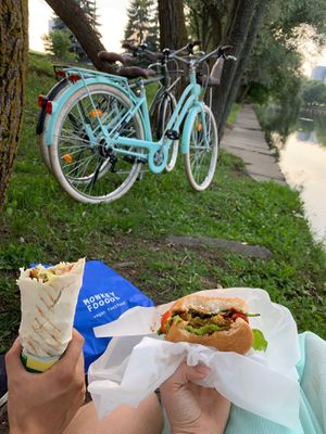 falafel at MonkeyFood in Minsk