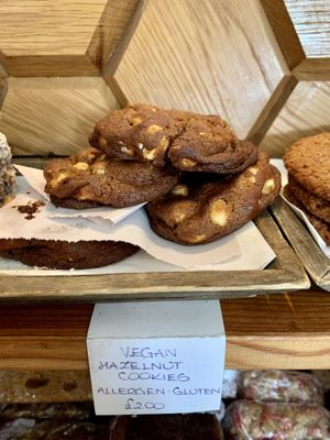 Vegan cookies at Beehive in West London