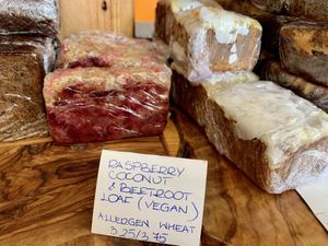 Vegan loaf at Beehive in West London