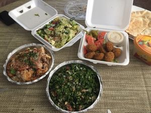 Meal for two with lots of left overs!  at La Luna in Hamilton