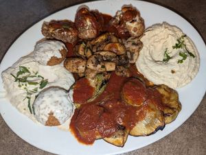 Vegi plate at La Luna in Hamilton