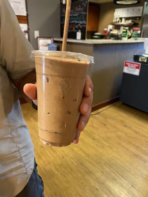 Cacao crusher smoothie  at Wholesome Cafe in Cottonwood