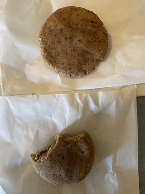 Each meal comes with vegan gf protein cookies  at Wholesome Cafe in Cottonwood