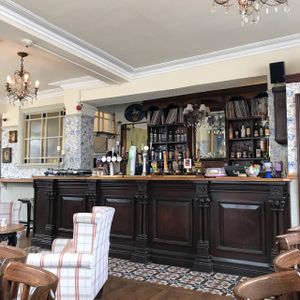 traditional and cosy interior!  at The Peacock in Nottingham