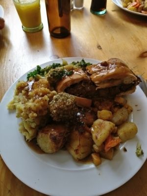 Sunday roast at The Peacock in Nottingham