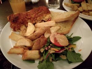 Lasagne at The Peacock in Nottingham