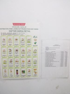 Frozen food at Indo Vegan in Jakarta