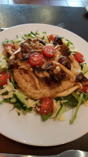 Veggie risotto at The Leaf in The Hague