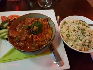 Soja mix met witte nasi en cashewnoten at The Leaf in The Hague