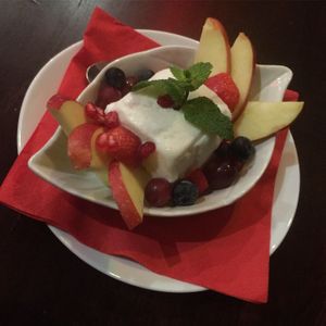 Coconut icecrea at The Leaf in The Hague