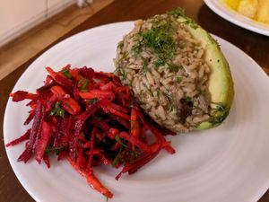 Stuffed avocado! at Galata Kitchen in Istanbul