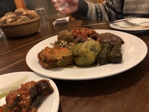Cold Meze  at Galata Kitchen in Istanbul