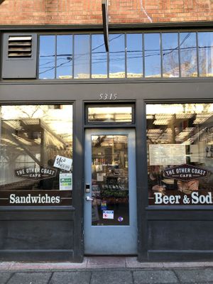 Street presence   at The Other Coast Cafe in Seattle