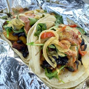 Potato Tacos at A Broken Angel - Food Cart + Catering in Bend