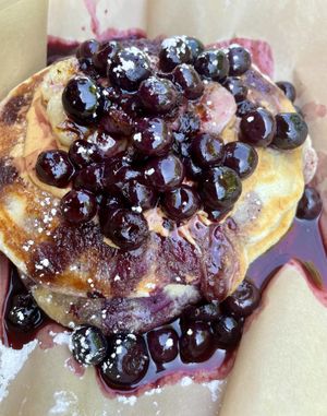 Griddle cakes   at A Broken Angel - Food Cart + Catering in Bend