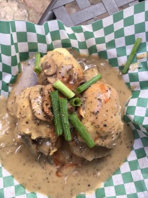 Biscuits and gravy at A Broken Angel - Food Cart + Catering in Bend