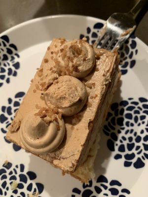 Hazelnut cake  at Het Zaanse Bakkertje / Dutch Vegan Bakery in Zaandijk