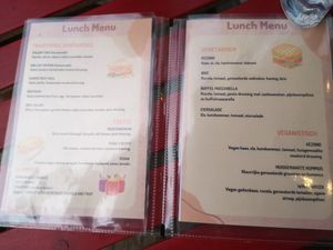 Menu at Het Zaanse Bakkertje / Dutch Vegan Bakery in Zaandijk