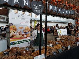 The Dutch Vegan Bakery at Veggieworld Brussels 2018 at Het Zaanse Bakkertje / Dutch Vegan Bakery in Zaandijk
