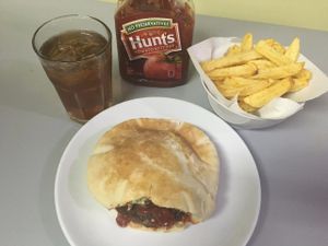 Vegiburger Meal at Hummus Elijah in Makati