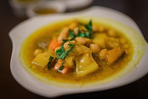 Couscous with vegetables   at Hummus Elijah in Makati