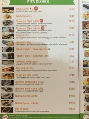   at Hummus Elijah in Makati