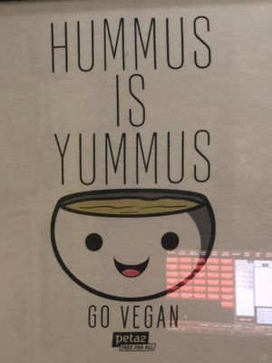 Peta poster  at Hummus Elijah in Makati