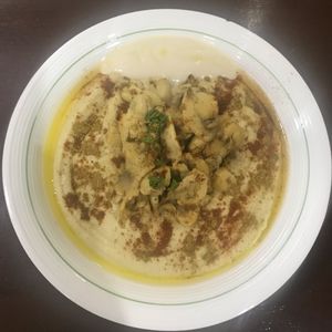 Mushroom hummus  at Hummus Elijah in Makati