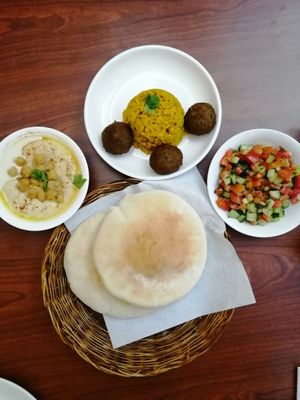 Elijahs Combo at Hummus Elijah in Makati