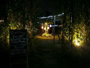 Entrance at Pink House Garden in Chiang Mai
