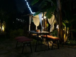 Inside at Pink House Garden in Chiang Mai