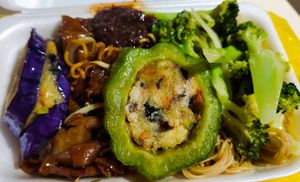 Mixed bee hoon, kuey teow, Maggie mee at Ji Xiang Vegetarian Food 吉祥素食园 - Kim Keat in Central Singapore