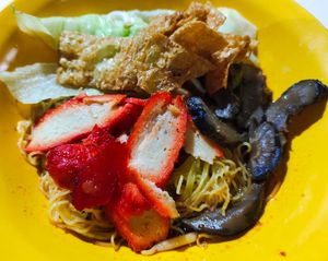 Char siew noodles at Ji Xiang Vegetarian Food 吉祥素食园 - Kim Keat in Central Singapore