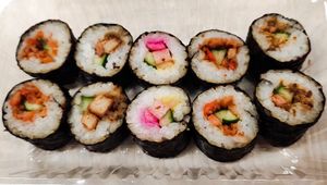 Sushi 😍 at Ji Xiang Vegetarian Food 吉祥素食园 - Kim Keat in Central Singapore
