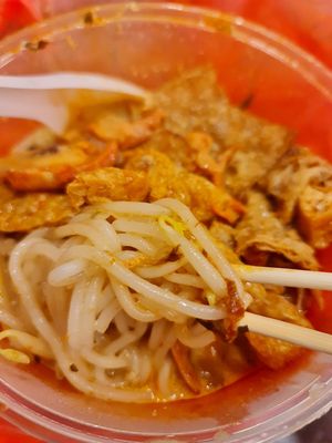 Laksa chor bee hoon ~ 22/10/21 at Ji Xiang Vegetarian Food 吉祥素食园 - Kim Keat in Central Singapore