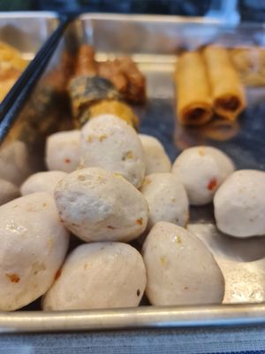 Mock fish ball ~ 22/10/21 at Ji Xiang Vegetarian Food 吉祥素食园 - Kim Keat in Central Singapore