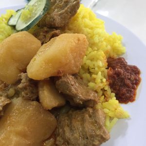 Saturday special- Nasi Briyani  at Shi Song Vegetarian 实颂素食 in West Singapore