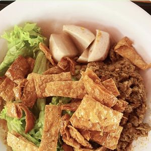 Bak Choy mee at Shi Song Vegetarian 实颂素食 in West Singapore