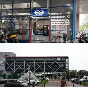 Granny's Food is located in station building of Rijswijk near the buses & trams in Stationshal Plaspoelpolder where the trains stop. at Grannys Food in Rijswijk