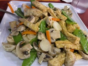 Tofu mushrooms   at Merry Go Round in Lone Pine
