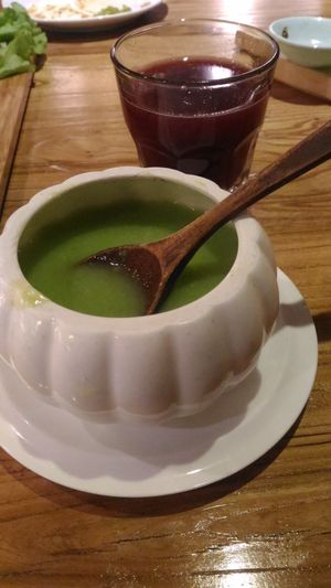 Nice soup, 18 CNY at SUHU 素虎 - Fulllink Plaza in Beijing