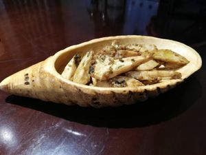 Bamboo shoots at SUHU 素虎 - Fulllink Plaza in Beijing
