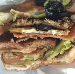 soy lovers insides  at The Burgerie in Auckland