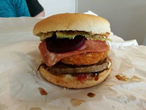 Vegan Kiwi Burger at The Burgerie in Auckland