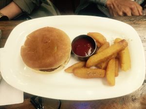 Vege burger  at Bikanervala in Auckland