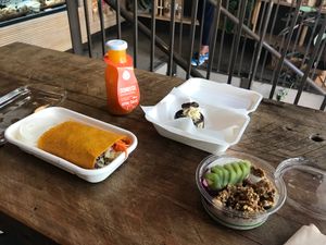 Our choices at Little Bird Organics - Britomart in Auckland